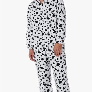 Kids XL one piece dalmatians costume